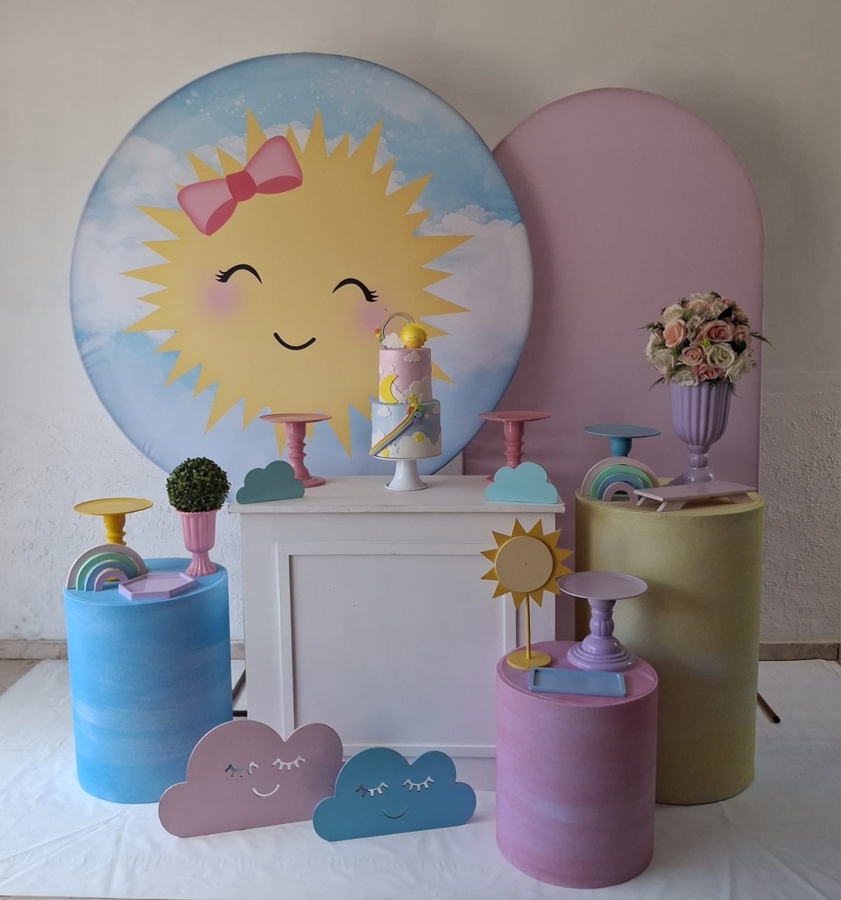 Volta Ao Sol Menina Ouro - LumyAtelieDecoacao