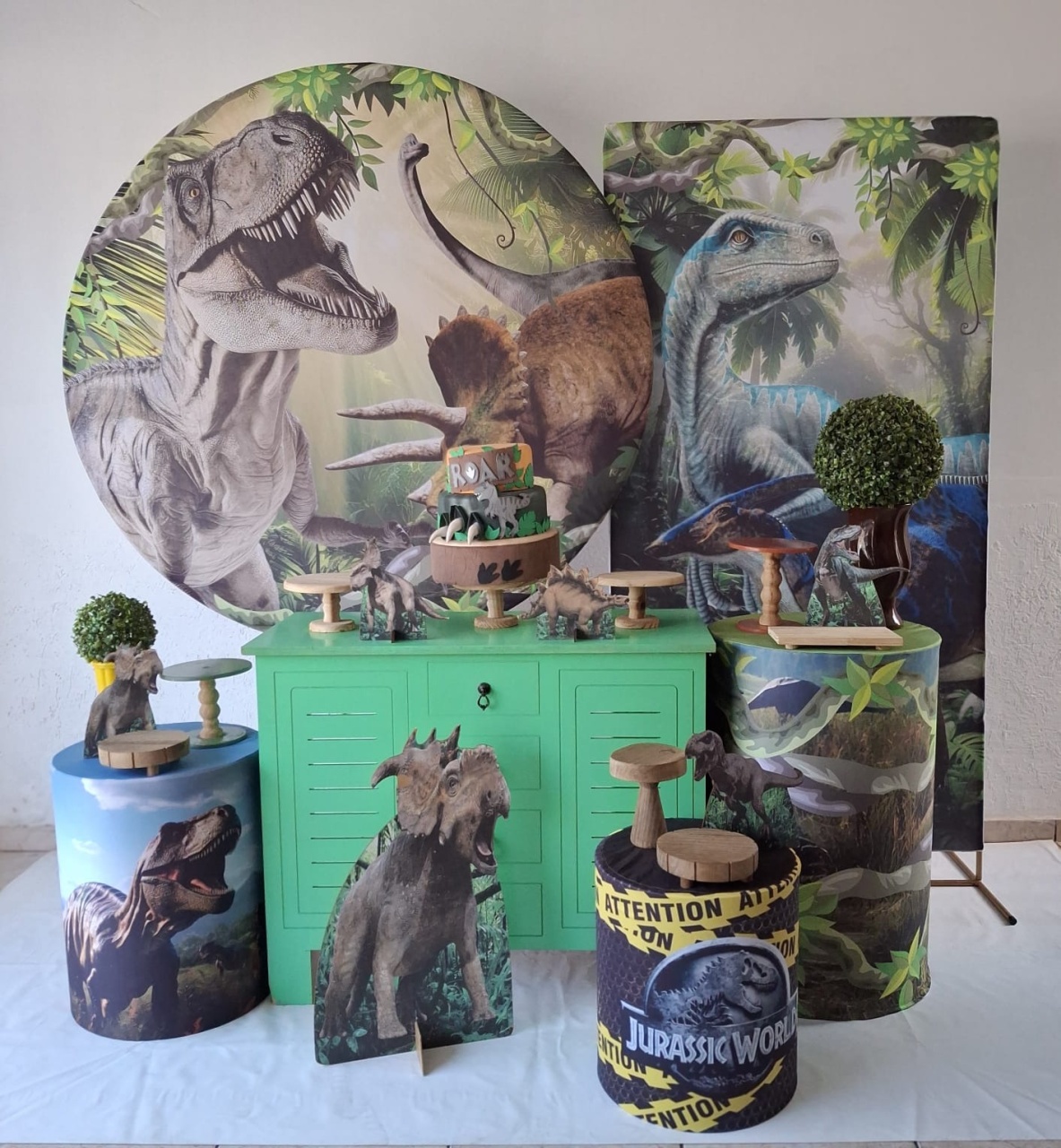 Dinossauro Ouro - LumyAtelieDecoacao