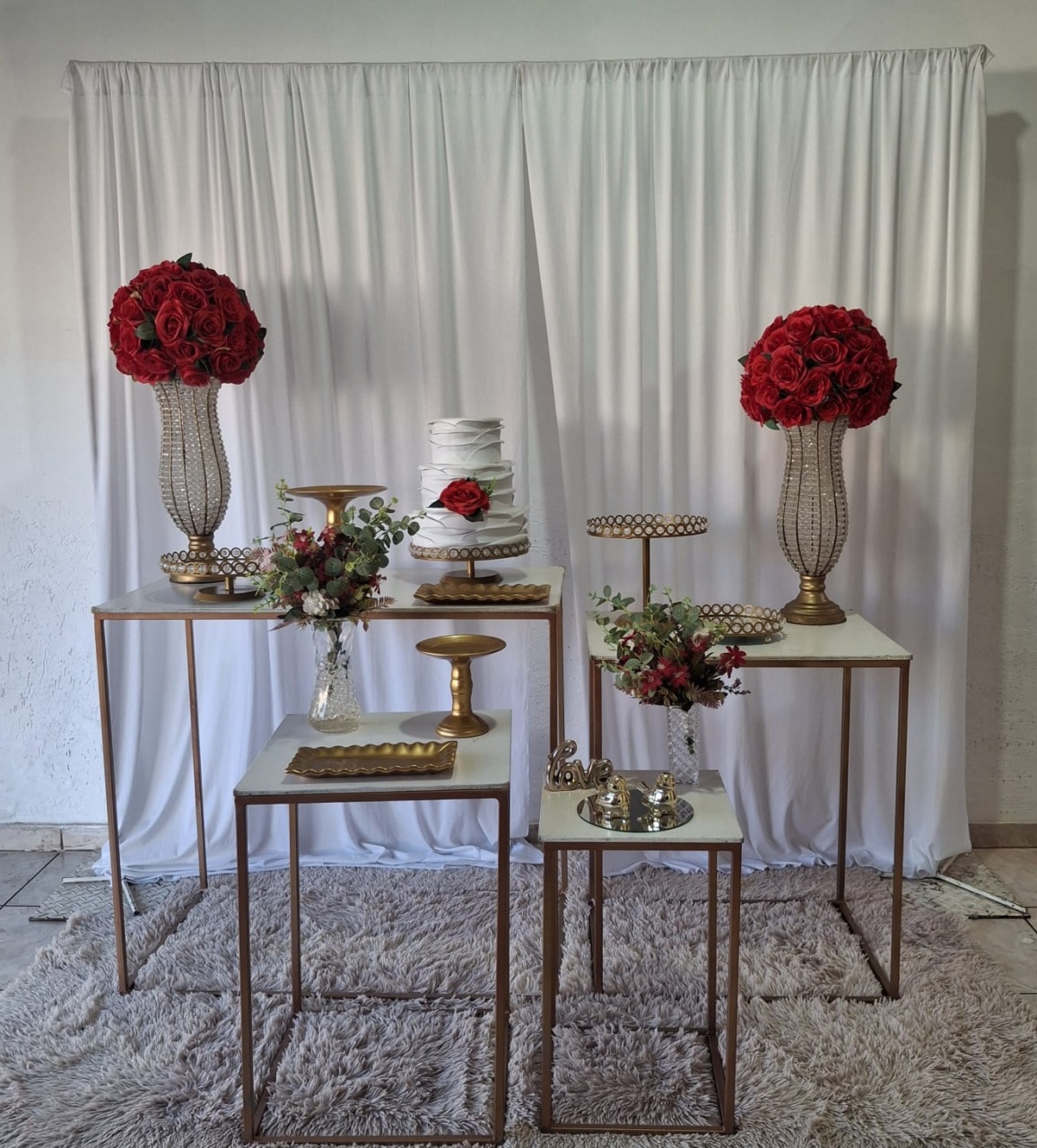Casamento Vermelho I - LumyAtelieDecoacao