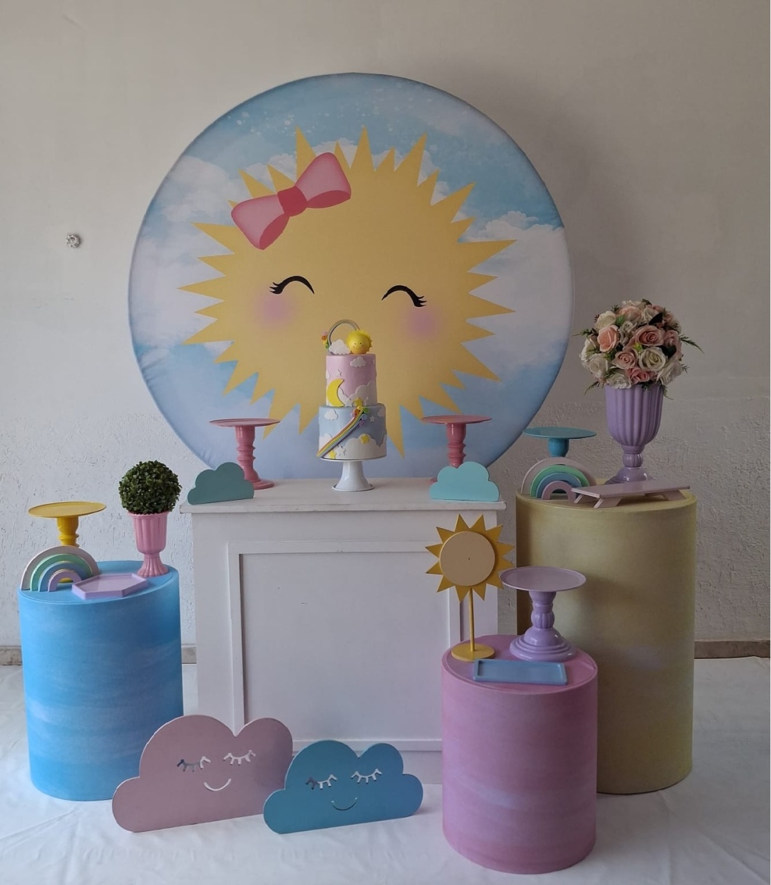 Volta Ao Sol Menina Prata - LumyAtelieDecoacao
