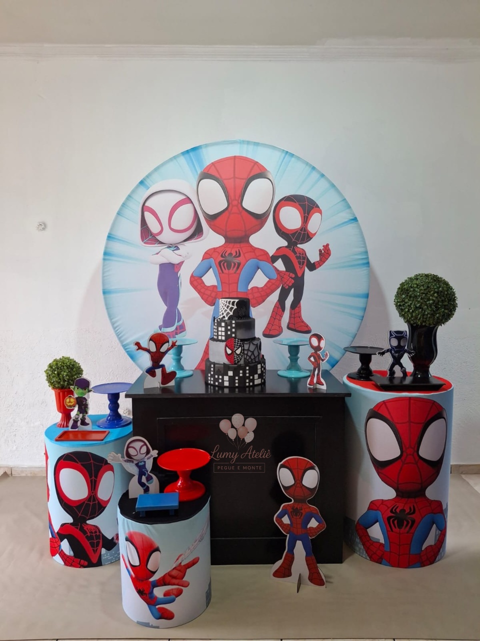 Spidey  Prata - LumyAtelieDecoacao