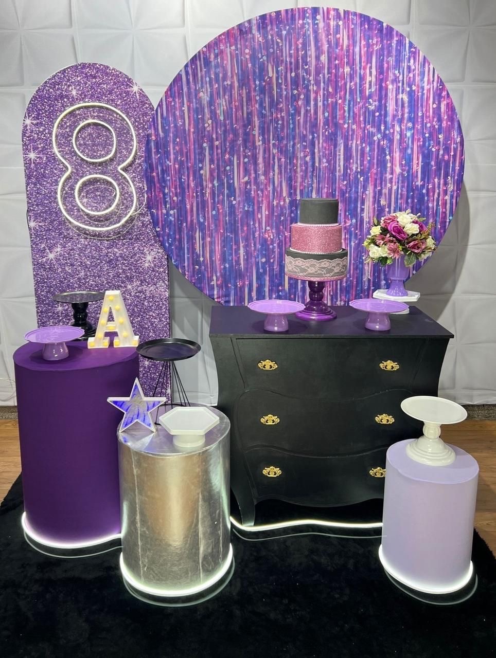 Gliter Roxo  - Akitem Festa (Thalita Rissato)