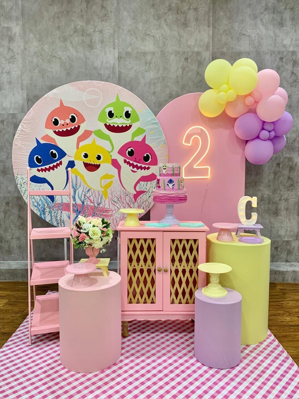 Baby Shark Menina 01 - Akitem Festa (Thalita Rissato)