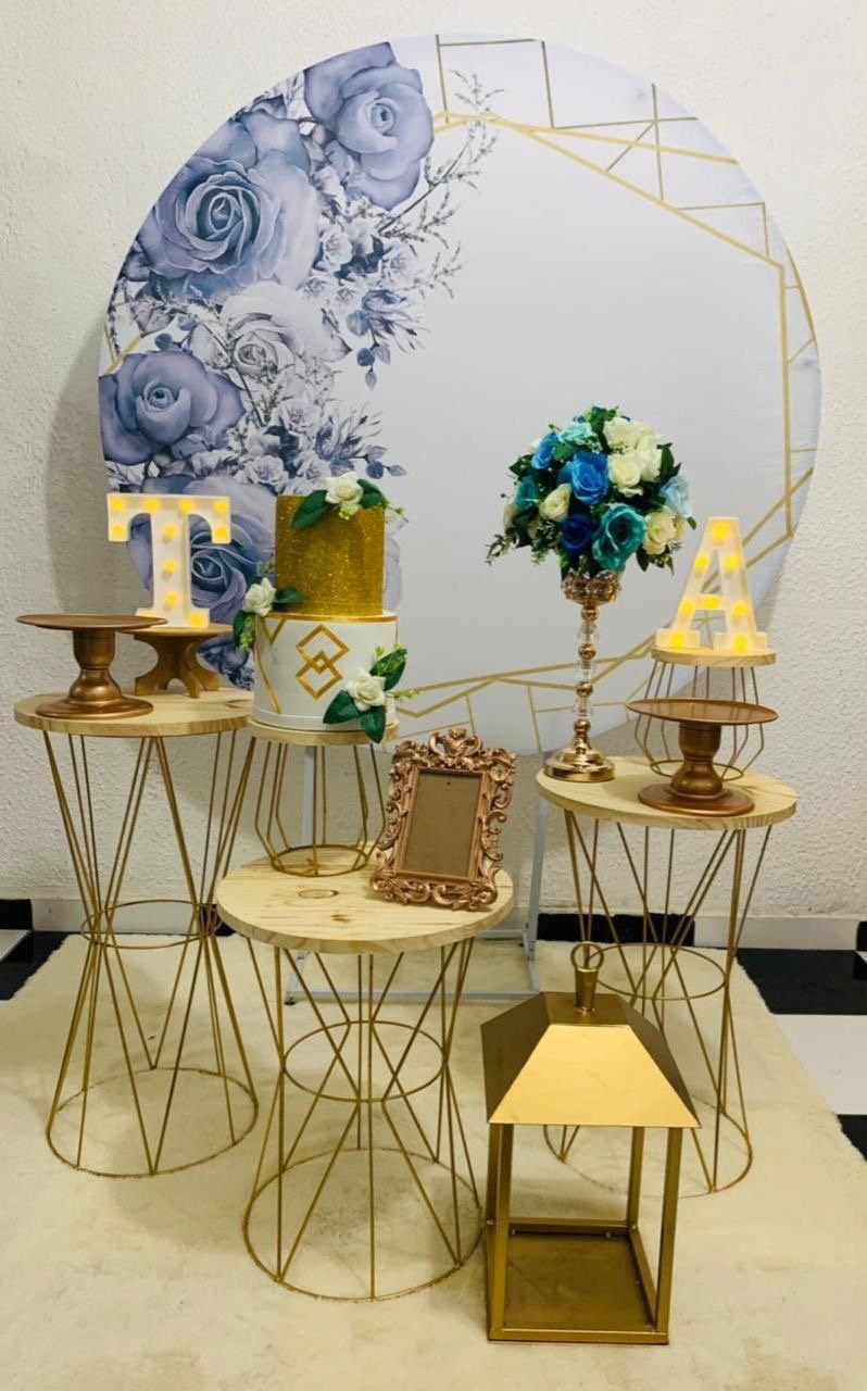 Floral Azul  - Akitem Festa (Thalita Rissato)