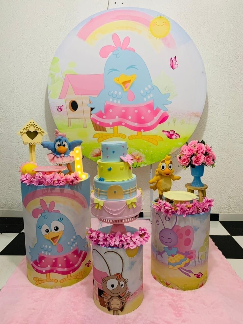 Galinha Pintadinha Menina  - Akitem Festa (Thalita Rissato)