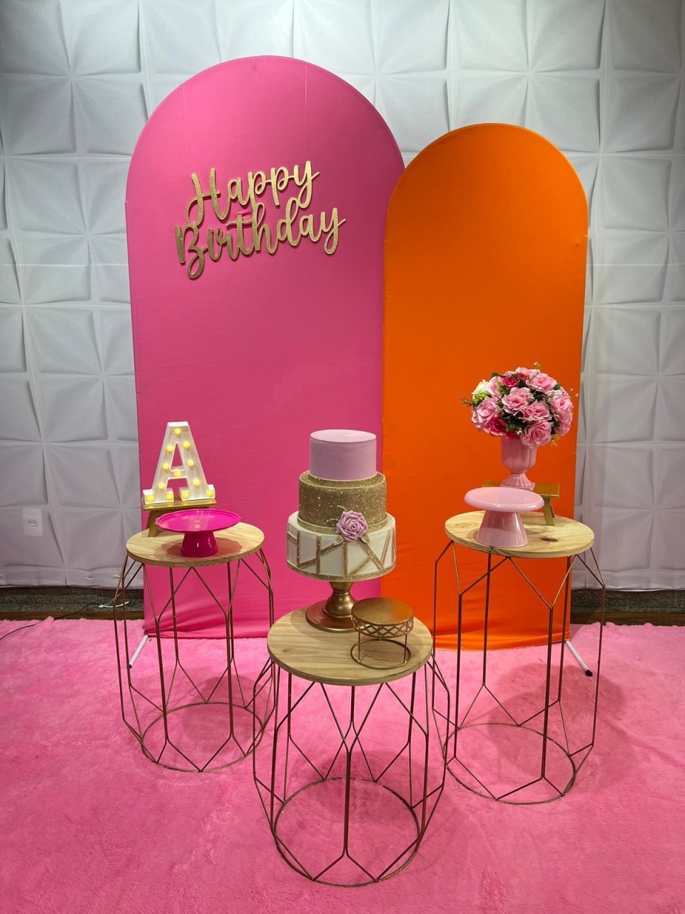 Adulto Feminino Laranja E Rosa 02 - Akitem Festa (Thalita Rissato)