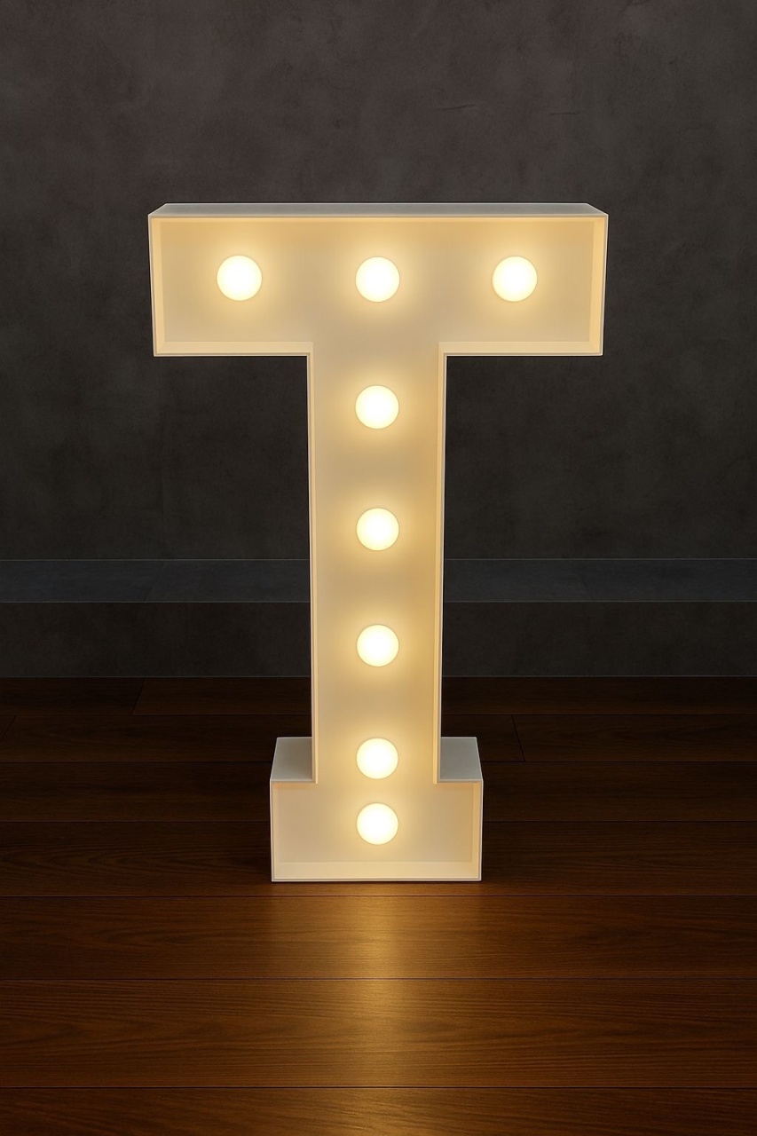 Letra Mdf T - Akitem Festa (Thalita Rissato)