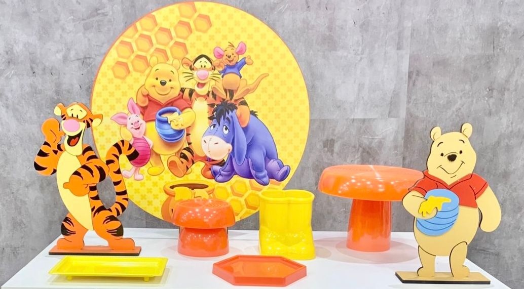 Kit Mesa Ursinho Pooh 5 - Akitem Festa (Thalita Rissato)