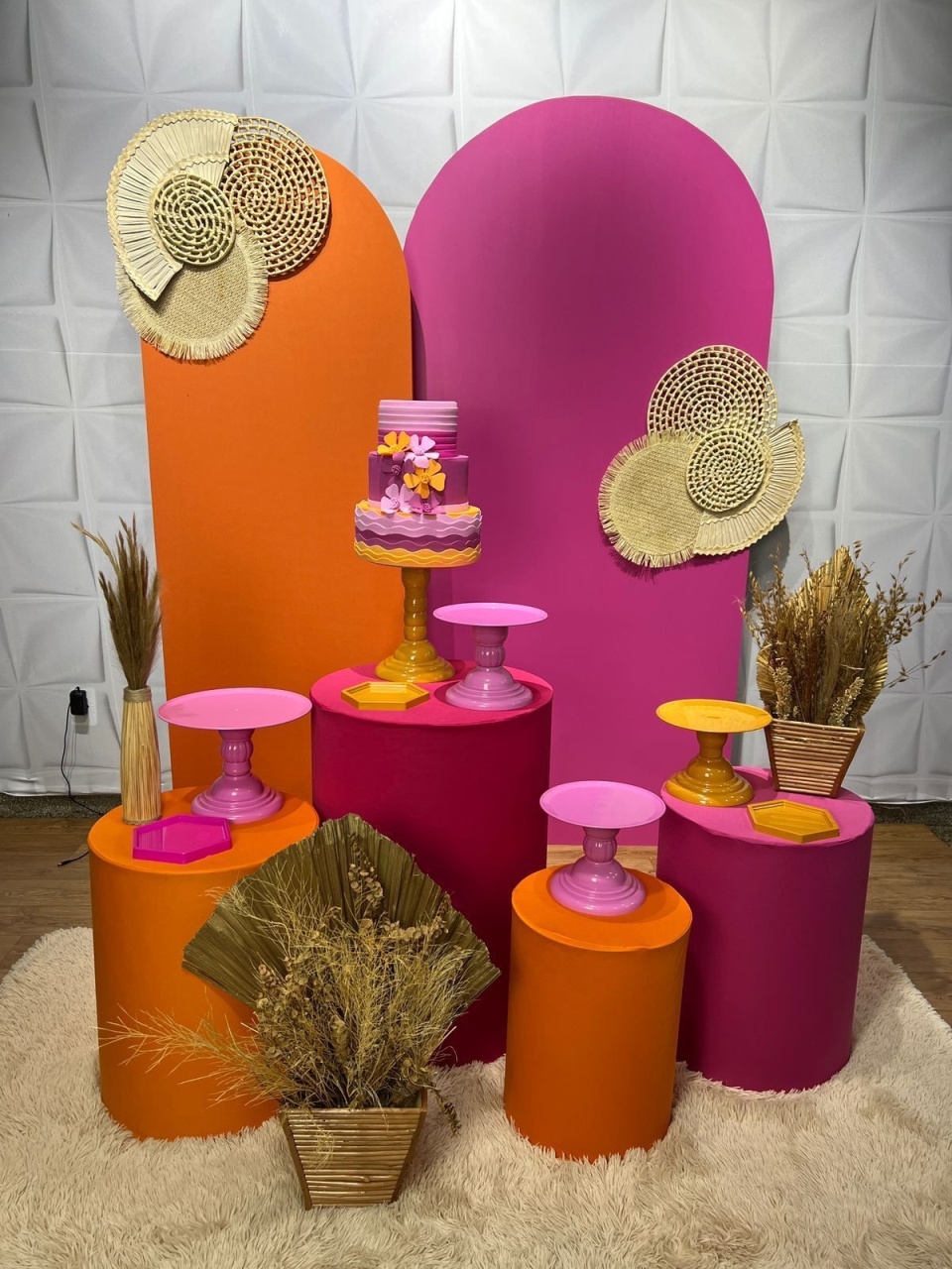 Tropical Laranja E Rosa 01 - Akitem Festa (Thalita Rissato)