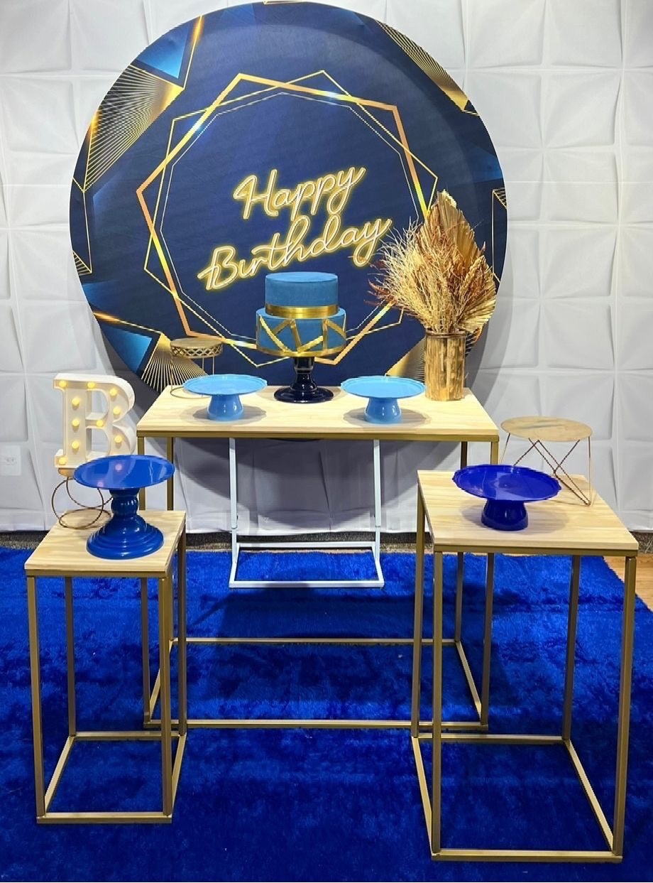 Azul Com Dourado 56 - Akitem Festa (Thalita Rissato)