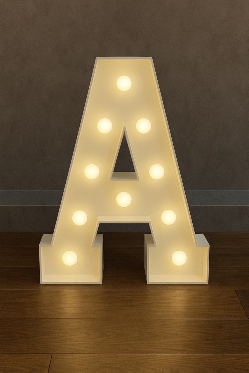Letra Mdf A - Akitem Festa (Thalita Rissato)