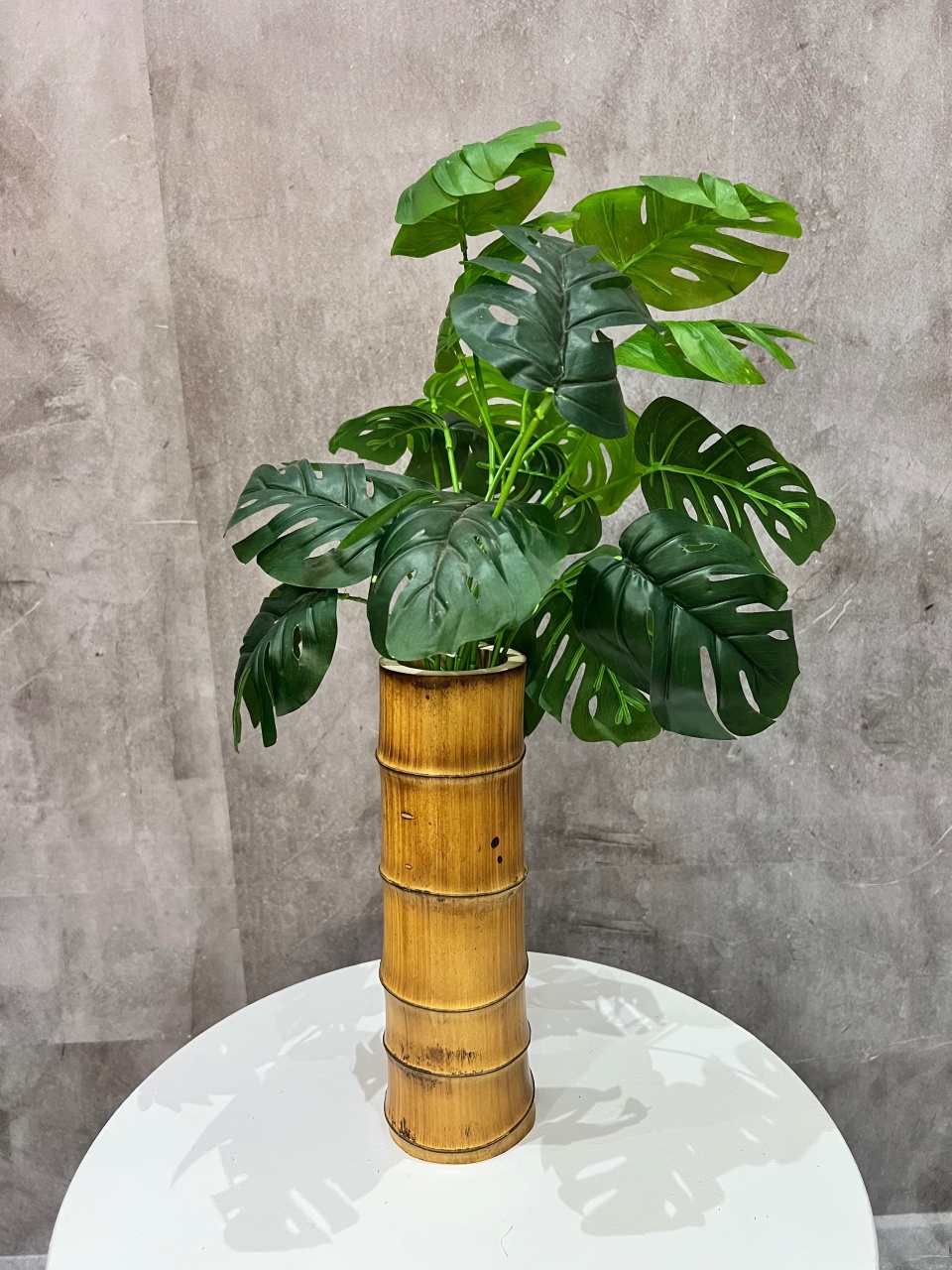 Vaso Bambu Com Planta de Mesa - Akitem Festa (Thalita Rissato)