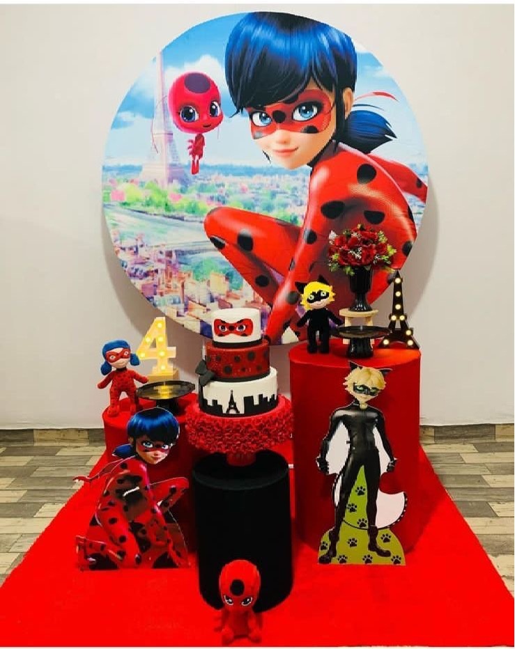 Lady Bug (Miraculos) - Akitem Festa (Thalita Rissato)