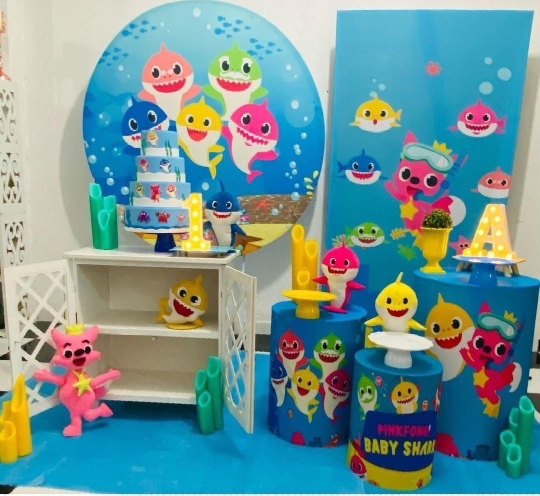 Baby Shark Azul - Akitem Festa (Thalita Rissato)