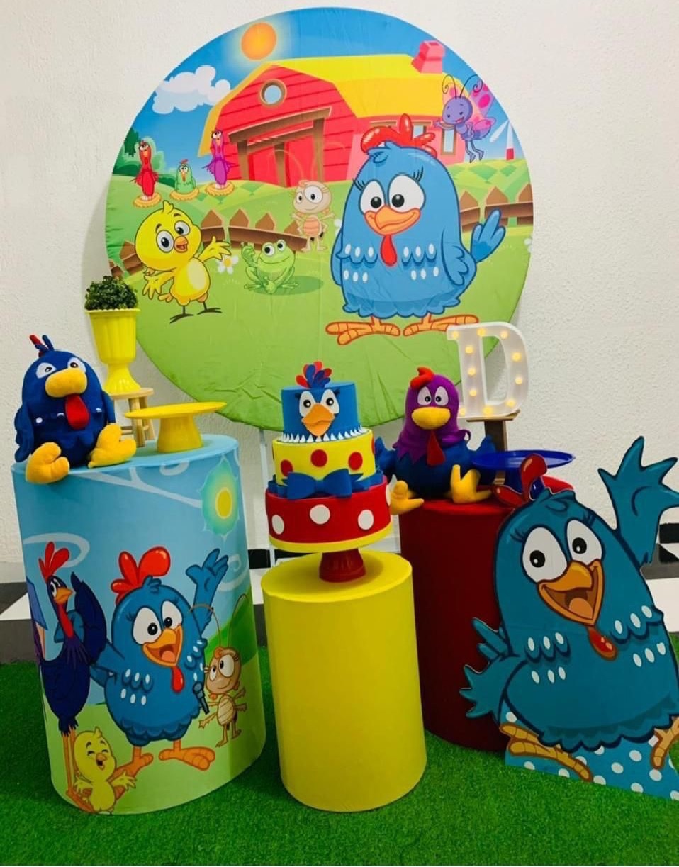 Galinha Pintadinha Menino - Akitem Festa (Thalita Rissato)
