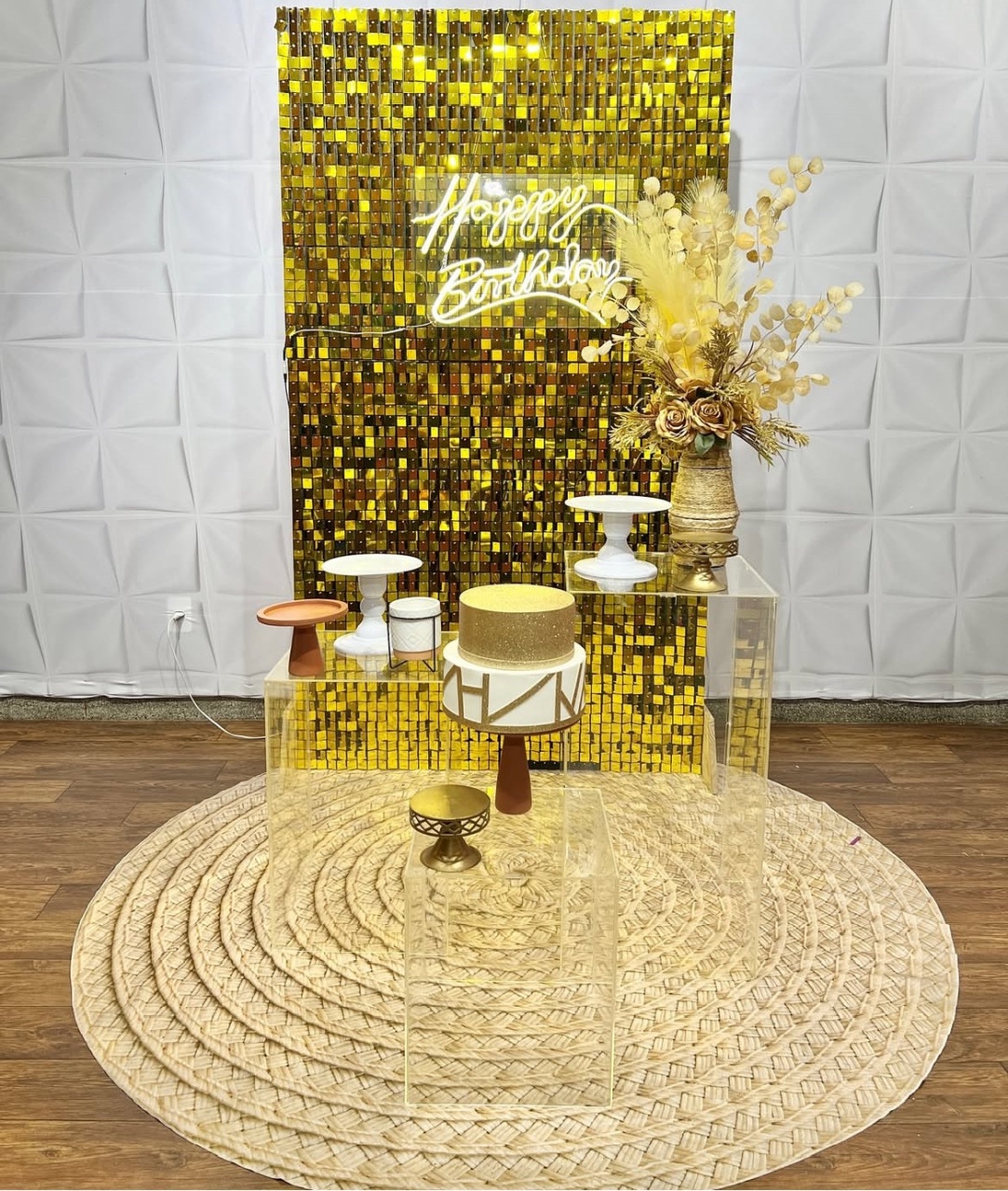Adulto Dourado Gliter  - Akitem Festa (Thalita Rissato)
