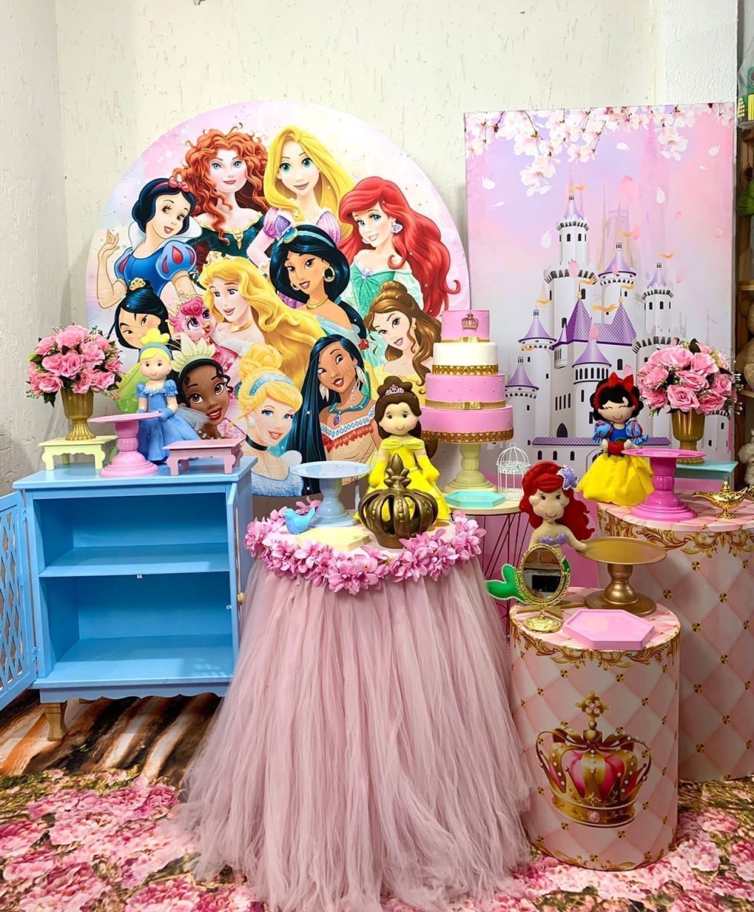Princesas Com Saia de Tule  - Akitem Festa (Thalita Rissato)
