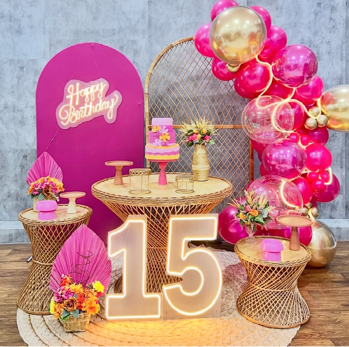 Kit Luxo Rosa Vime - Akitem Festa (Thalita Rissato)