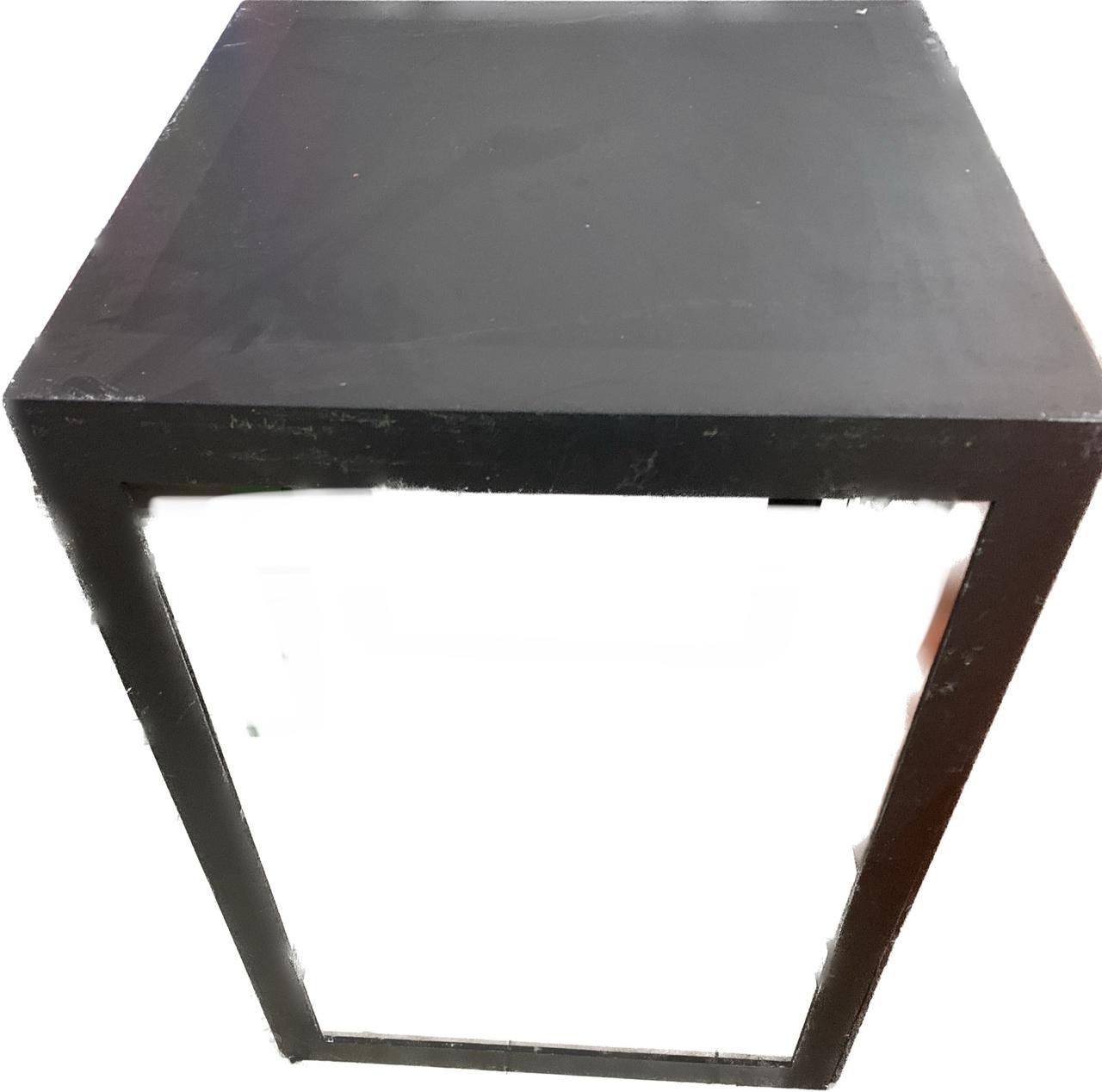 Mesa Vazada de Mdf Preta - Akitem Festa (Thalita Rissato)