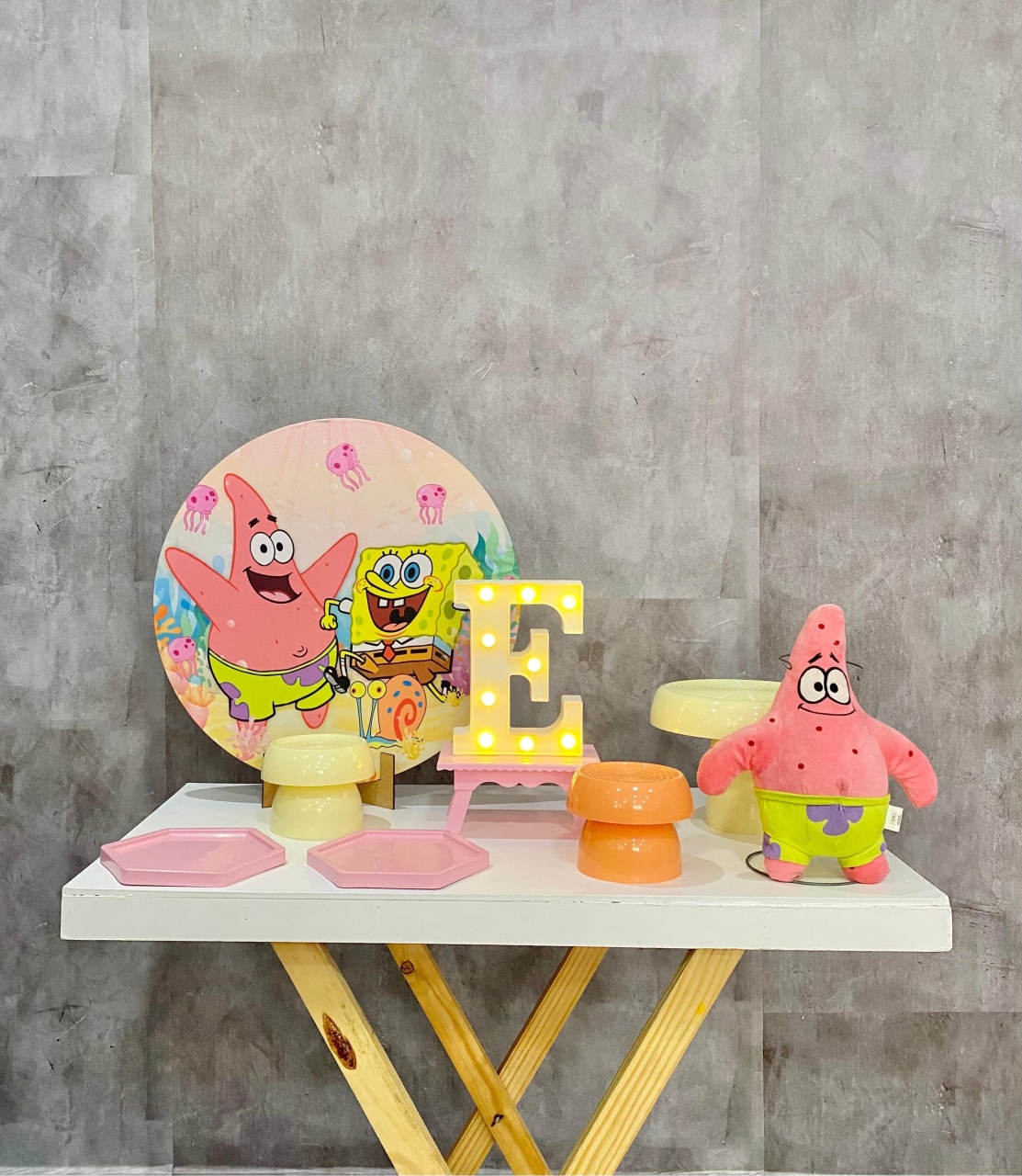 Kit Mesa Bob Esponja  - Akitem Festa (Thalita Rissato)