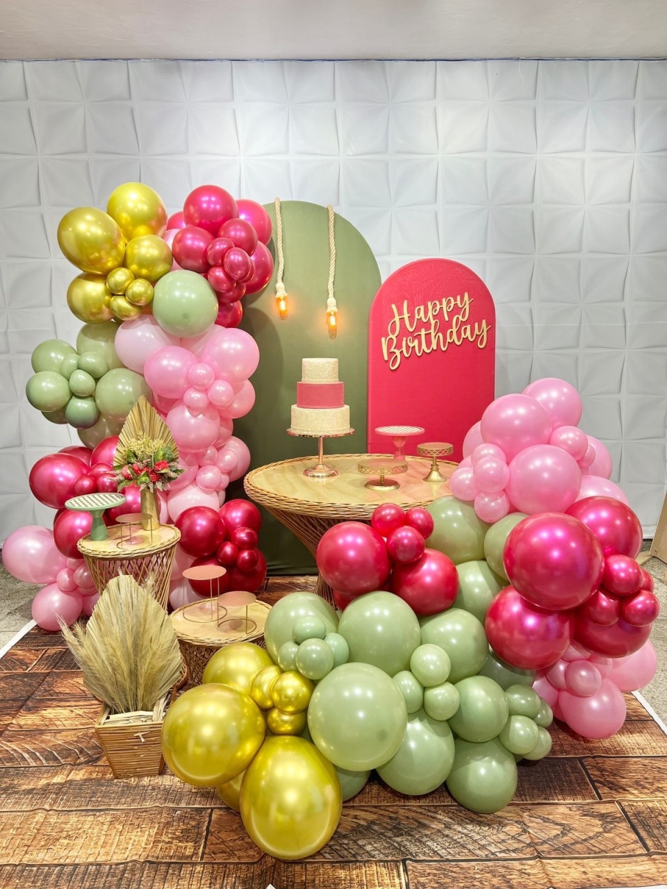 Adulto Rosa Com Verde 01 - Akitem Festa (Thalita Rissato)