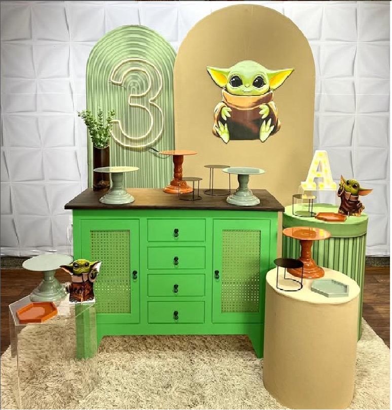 Baby Yoda  - Akitem Festa (Thalita Rissato)