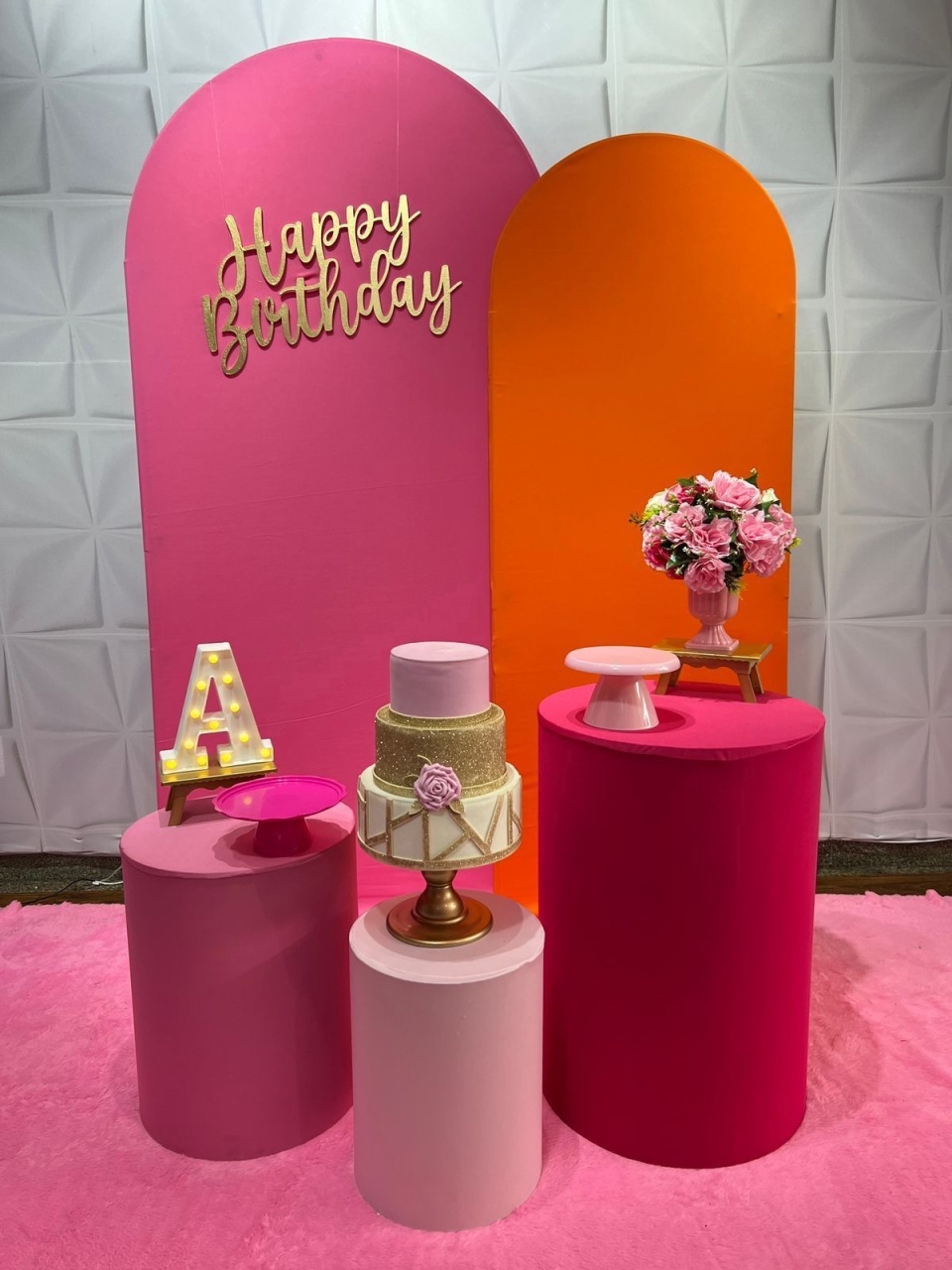 Adulto Feminino Laranja E Rosa - Akitem Festa (Thalita Rissato)