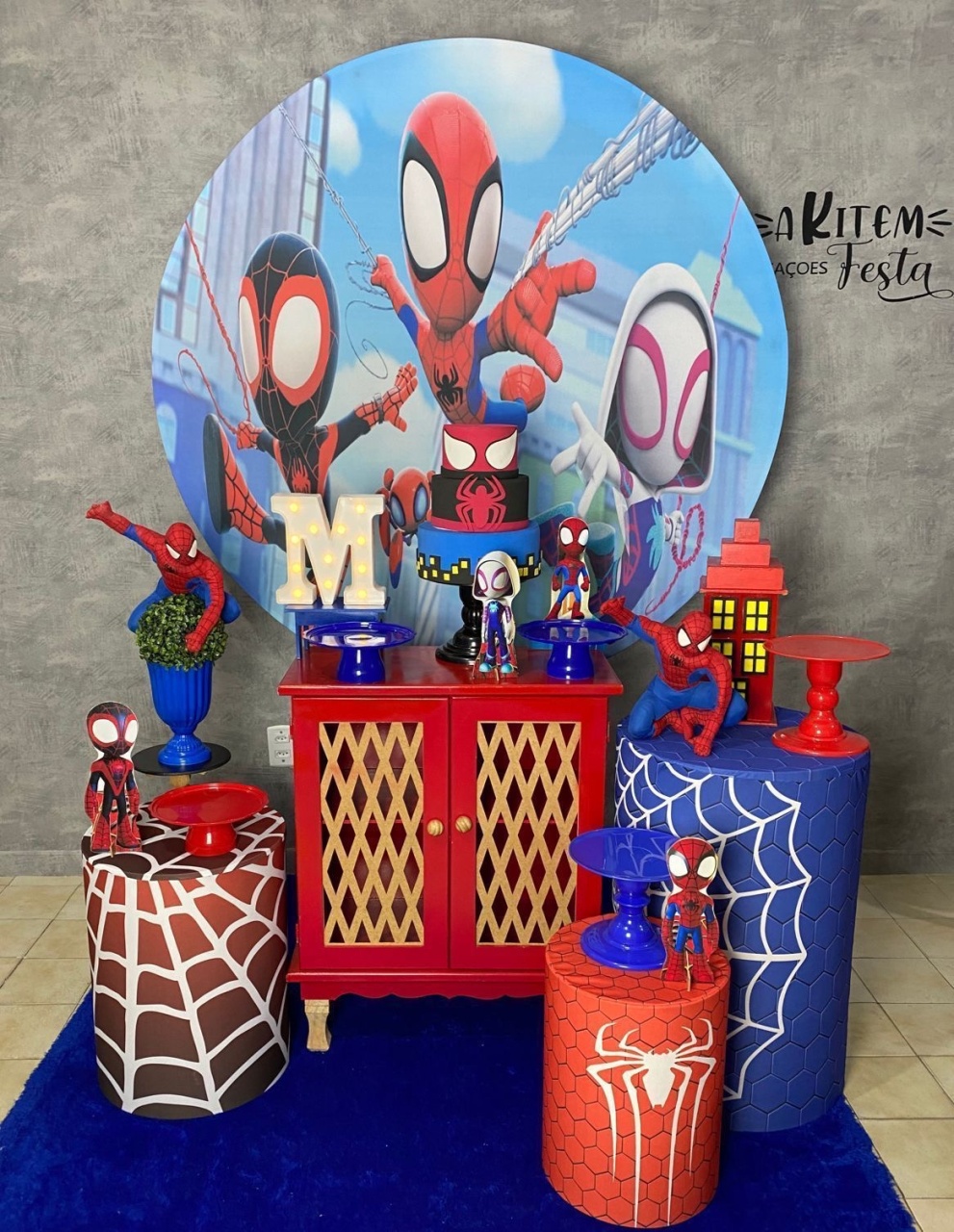 Homem Aranha Amigos Espetaculares  - Akitem Festa (Thalita Rissato)