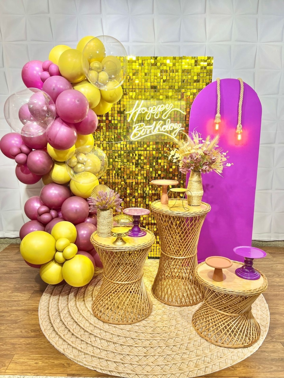 Adulto Roxo Com Dourado - Akitem Festa (Thalita Rissato)