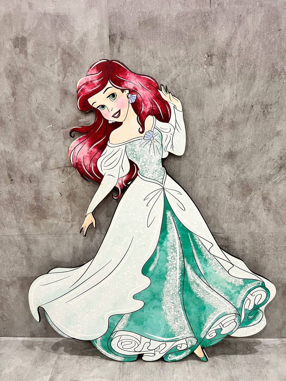 Princesa Ariel Aquarela - Akitem Festa (Thalita Rissato)