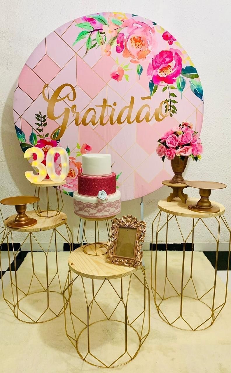 Adulto Feminino Gratidão Floral - Akitem Festa (Thalita Rissato)