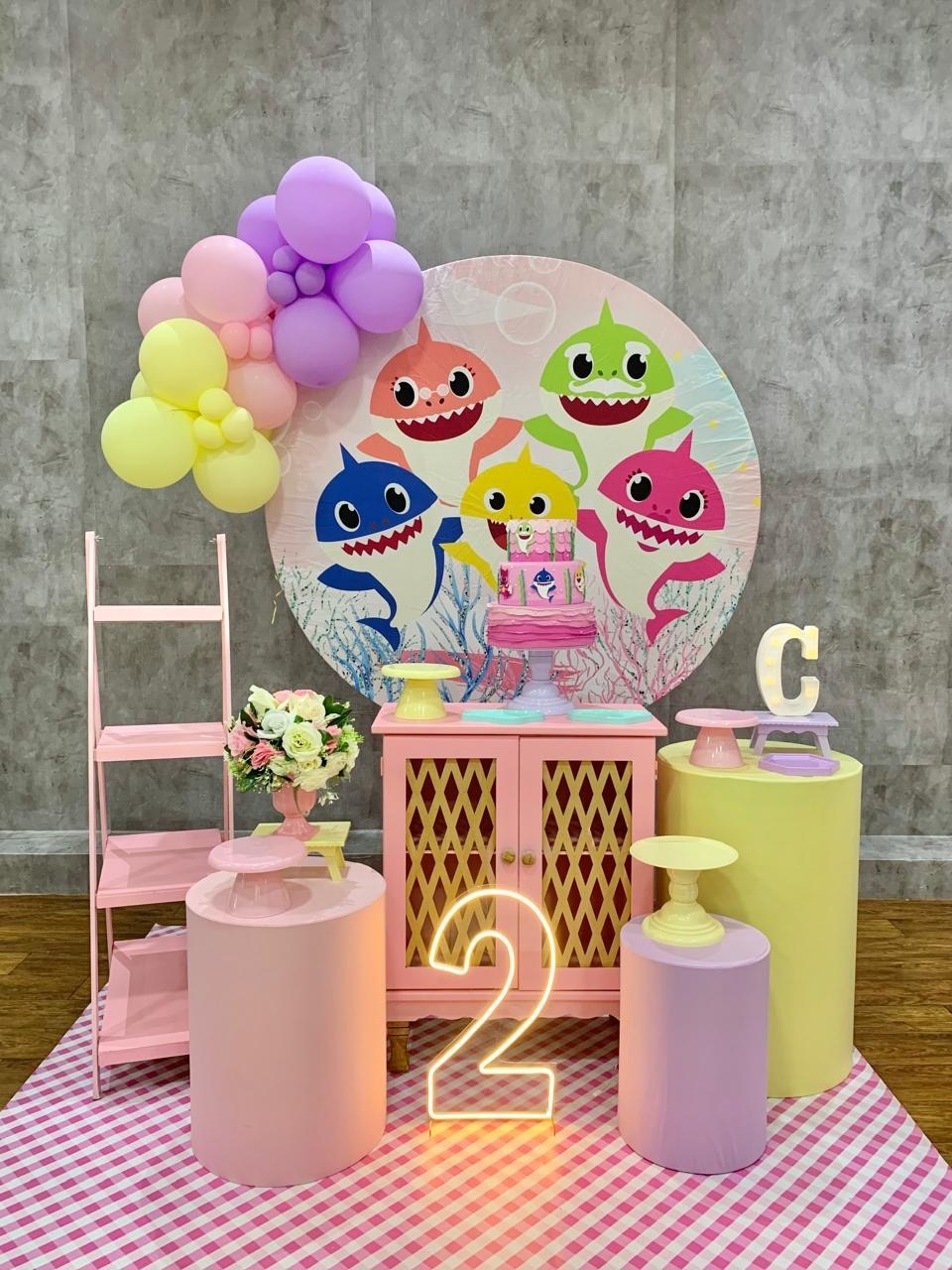 Baby Shark Menina 00 - Akitem Festa (Thalita Rissato)