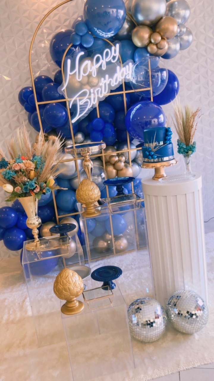 Azul Dourado E Prata  - Akitem Festa (Thalita Rissato)