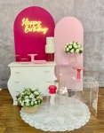 Adulto Rosa Forte Painel Romano  - imagem 2