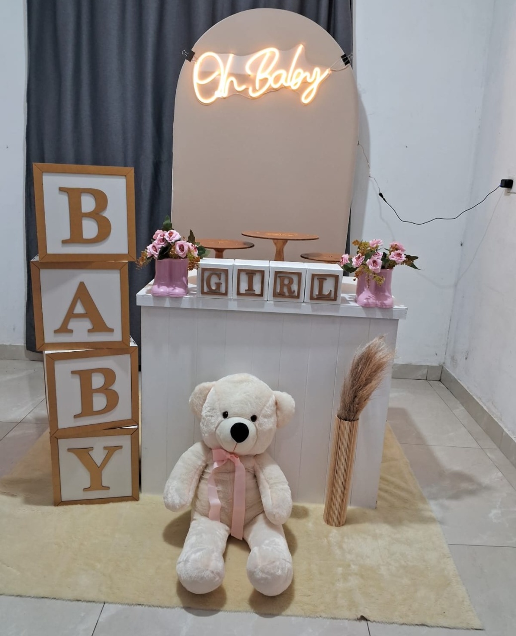 Chá de Bebê Menina - JC DECORAÇÕES