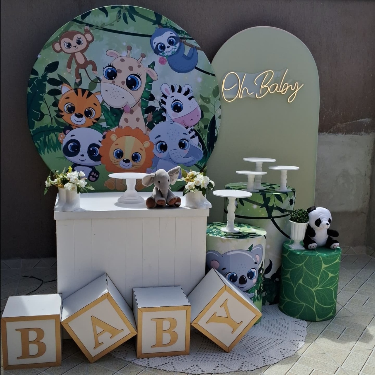 Chá de Bebê Safari Baby - JC DECORAÇÕES