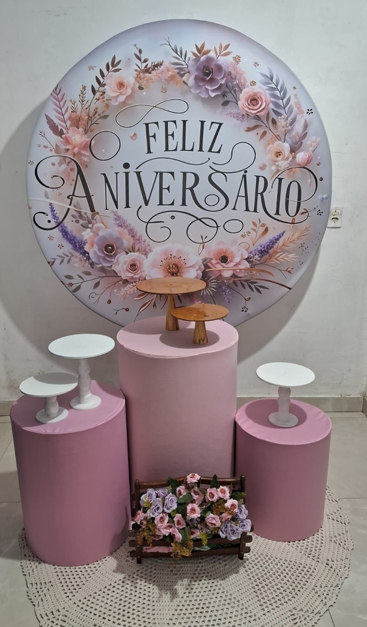 Feliz Aniversário Flores - JC DECORAÇÕES
