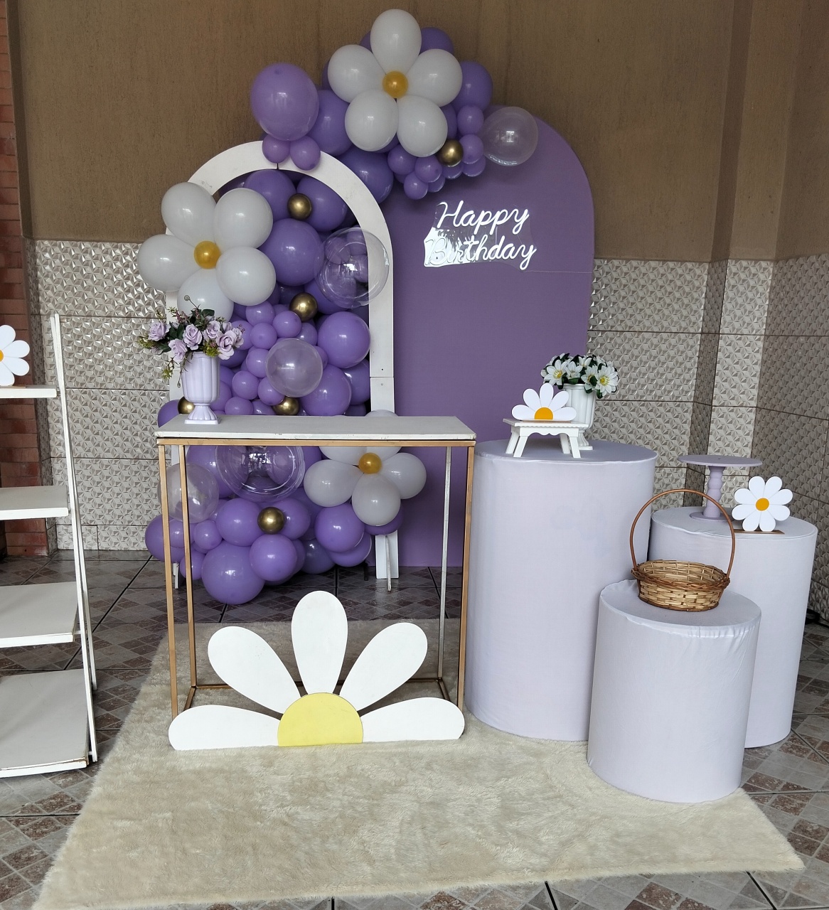 Margaridas Lilás  - JC DECORAÇÕES