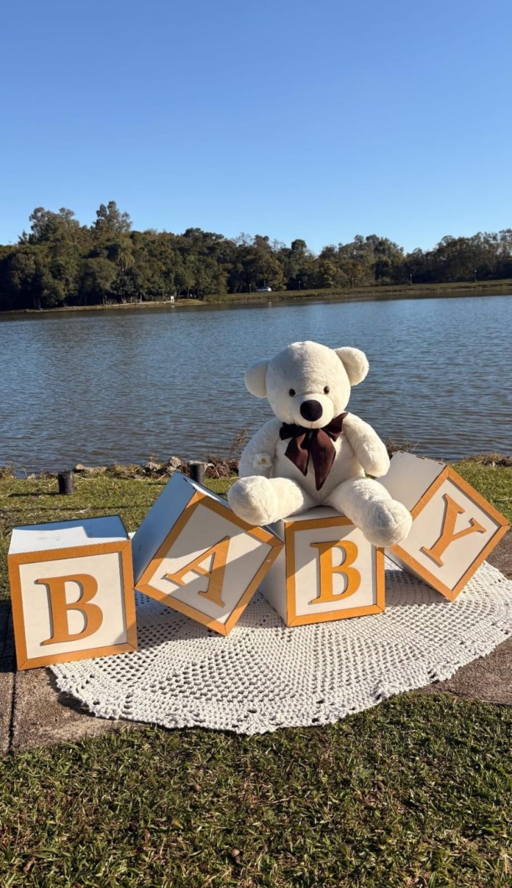 Cubos Baby, Urso E Tapete - JC DECORAÇÕES