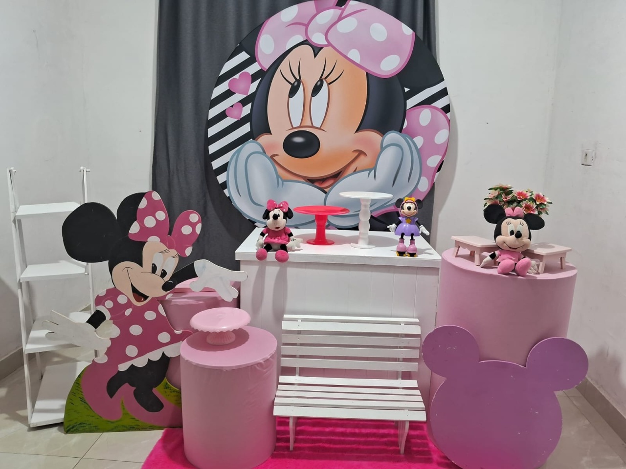 Minnie Rosa - JC DECORAÇÕES