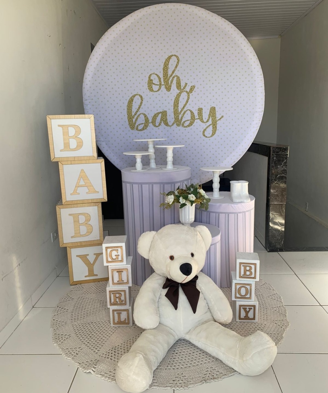Chá Revelação " Oh Baby " - JC DECORAÇÕES