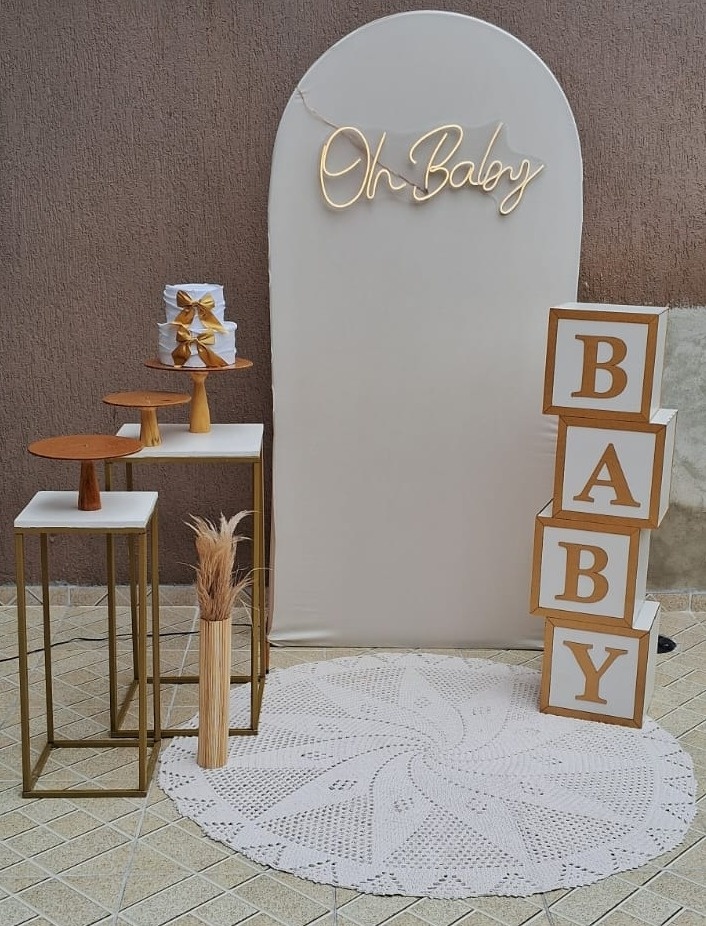 Chá de Bebê Neutro. - JC DECORAÇÕES