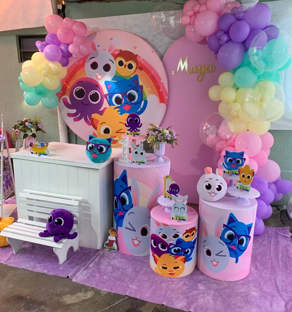 Bolofofos Rosa - JC DECORAÇÕES