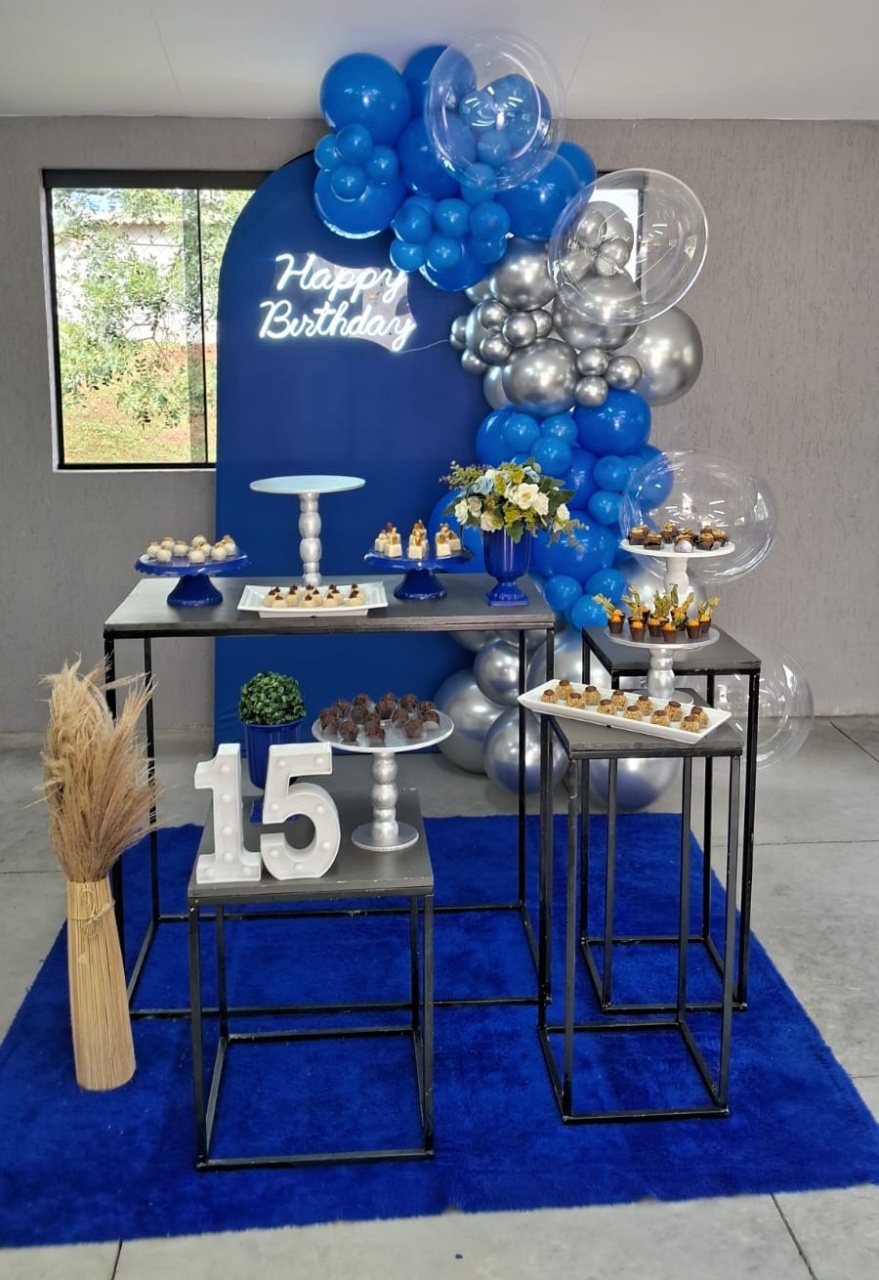 Happybirthday Azul - JC DECORAÇÕES