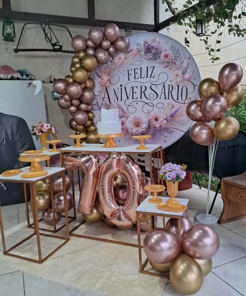 Feliz Aniversário Flores  - JC DECORAÇÕES