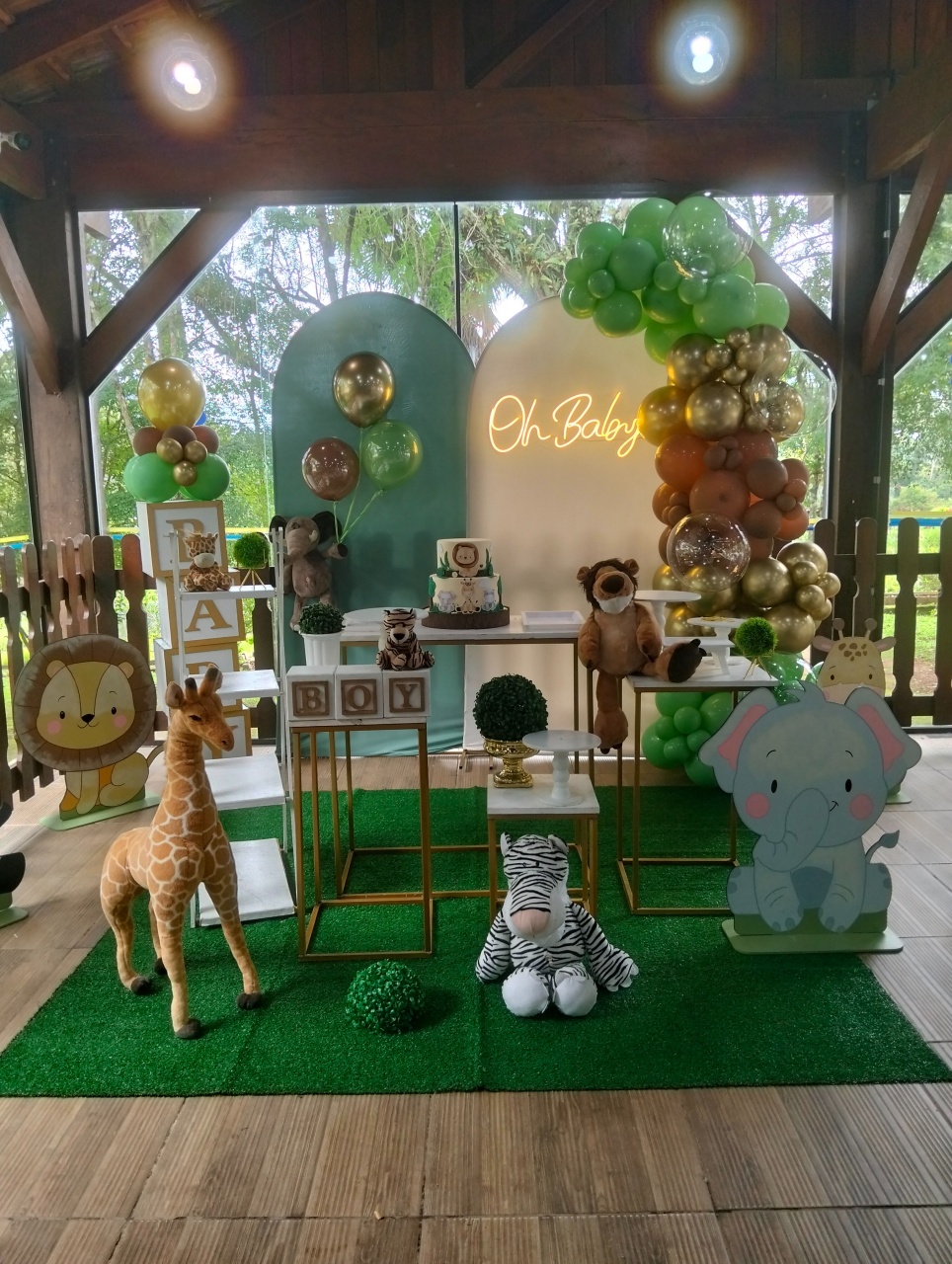 Chá de Bebê Safari - JC DECORAÇÕES