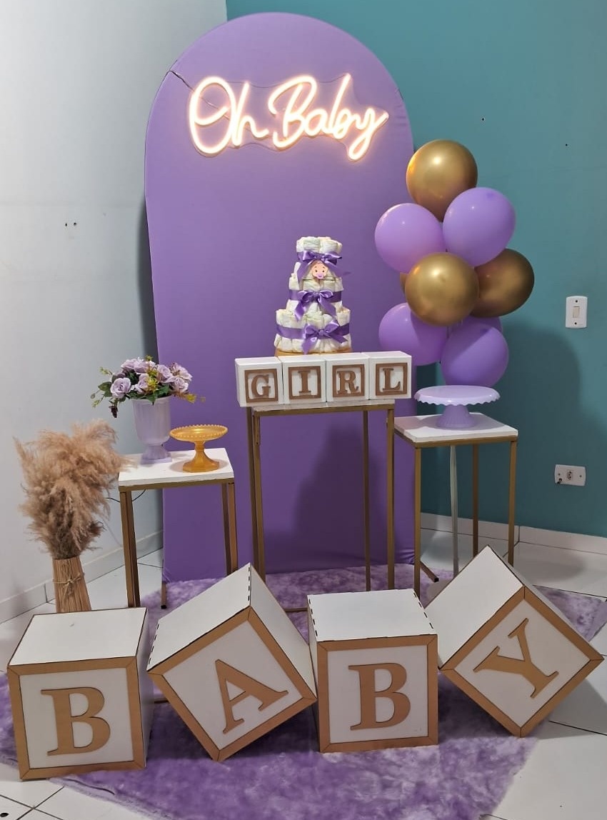 Chá de Bebê Menina  - JC DECORAÇÕES