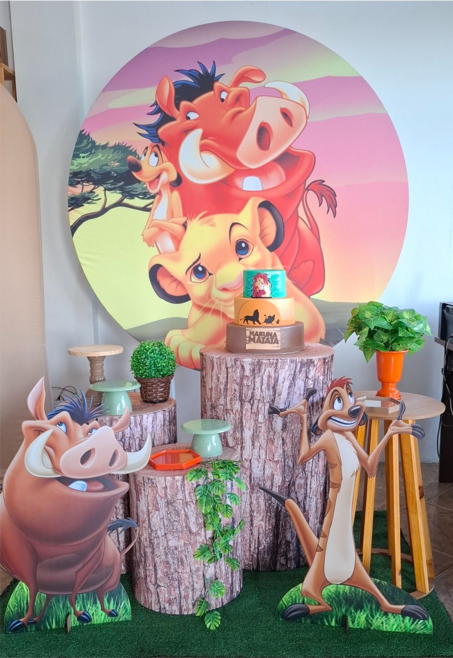 Rei Leão Kit Prata - Quel festas ateliê