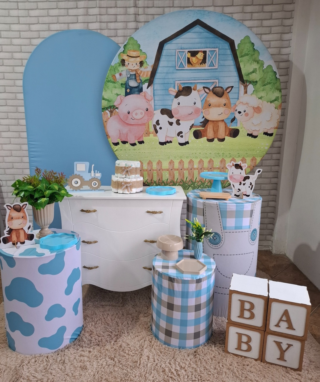 Fazendinha Chá Bebê - Quel festas ateliê