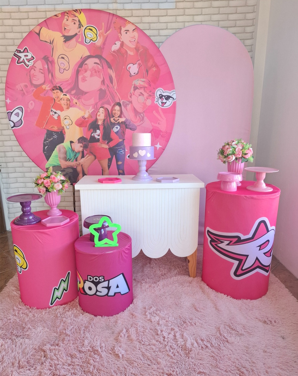 dos Rosa Kit Ouro - Quel festas ateliê